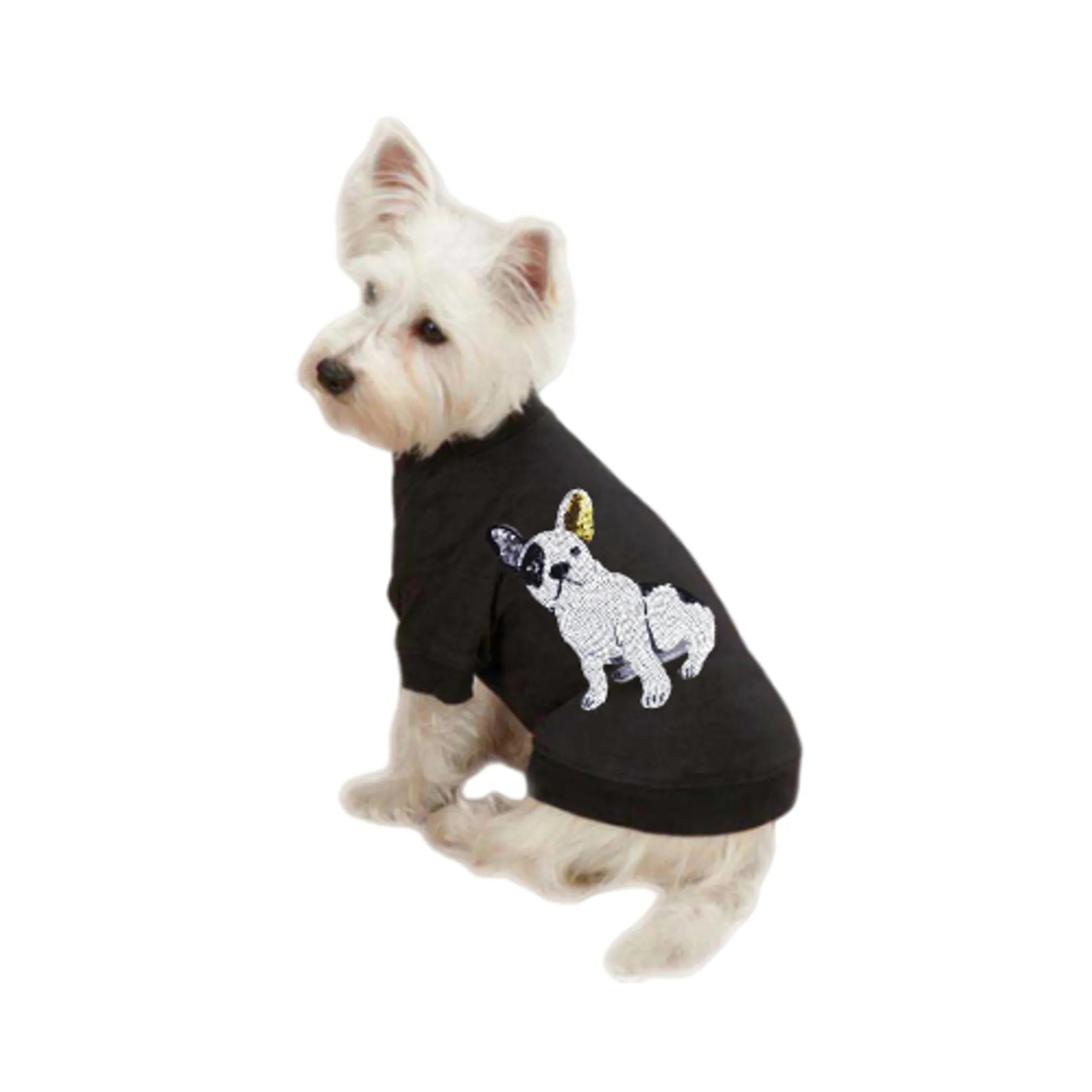 Elevate Your Style with the Frenchie Sequin Tee